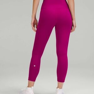 Lululemon Wunder Train 23" Crop Magenta